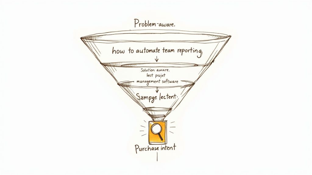 A visually engaging SaaS landing page on a laptop screen, highlighting a clear headline, social proof, and a prominent call-to-action button.