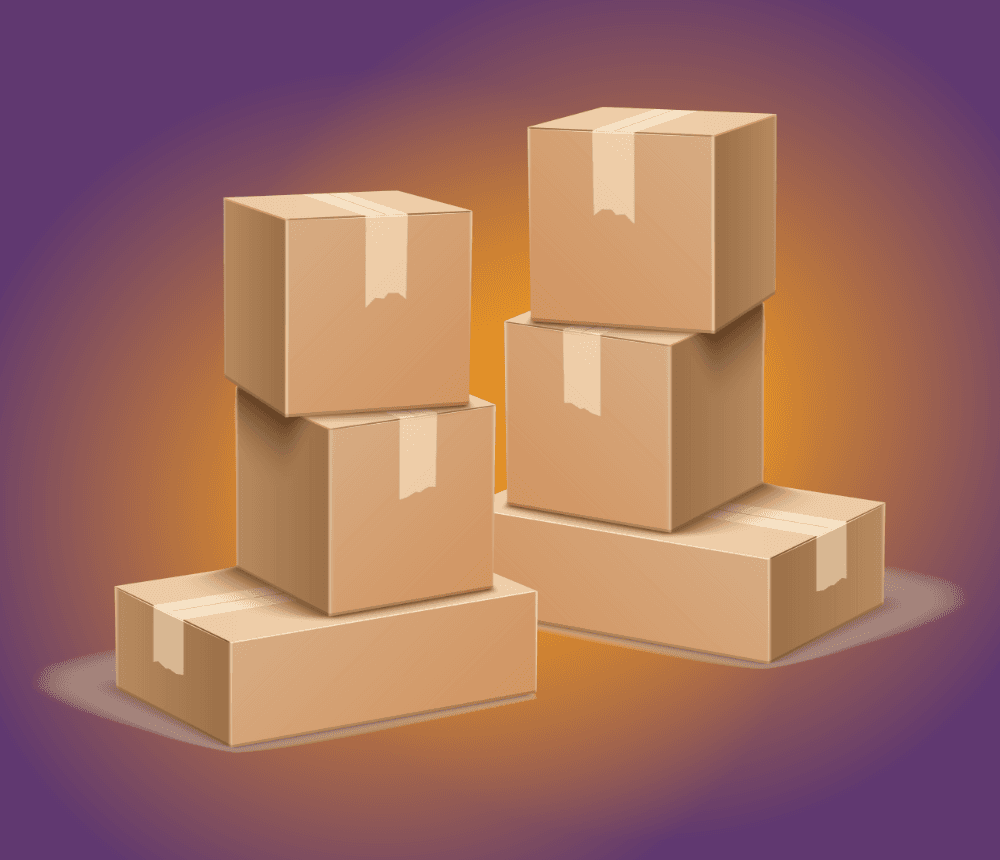 boxes stacked