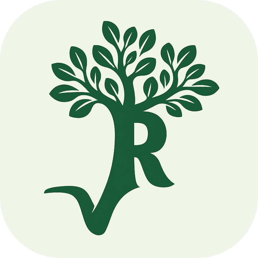 Green tree icon for the Root Square project.