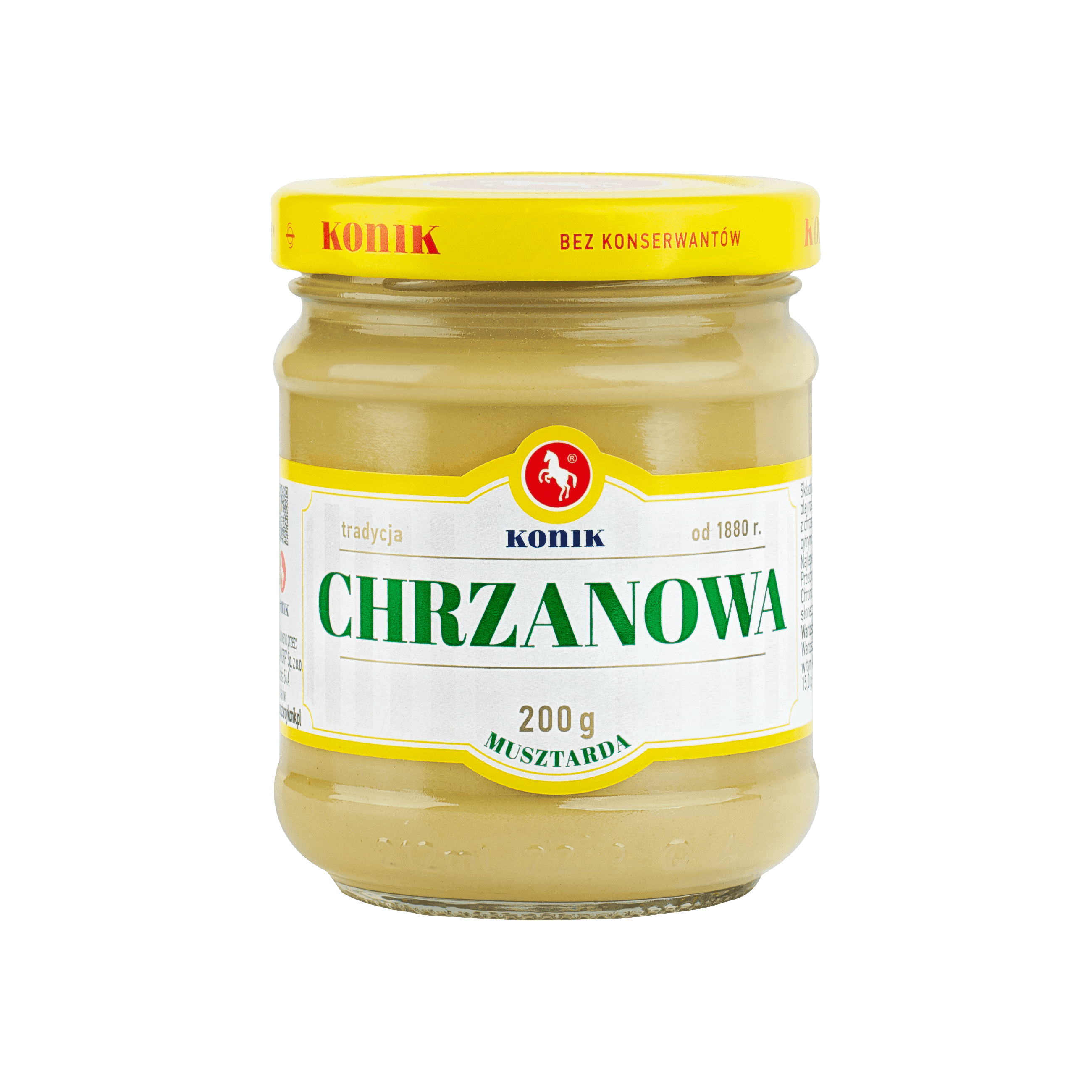 Słoik Musztardy Chrzanowej Konik 200g