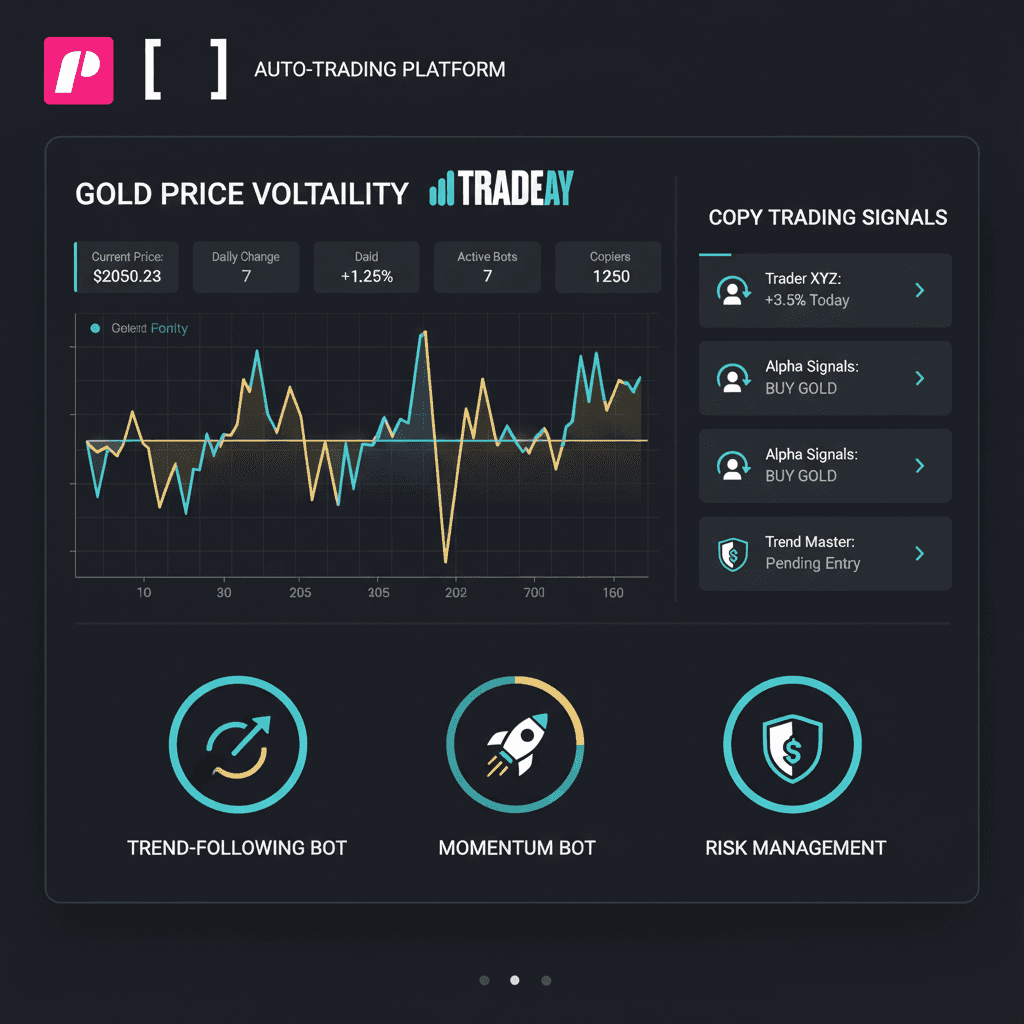 Automated trading bots and copy trading signals for gold