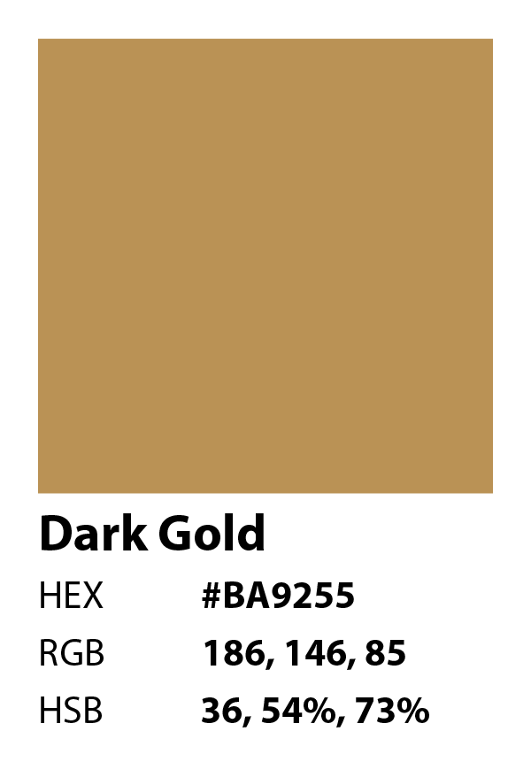 color swatch info dark gold