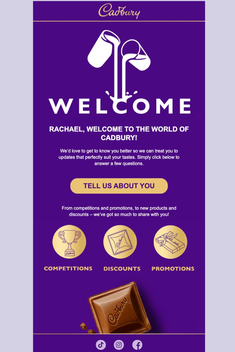 cadbury email