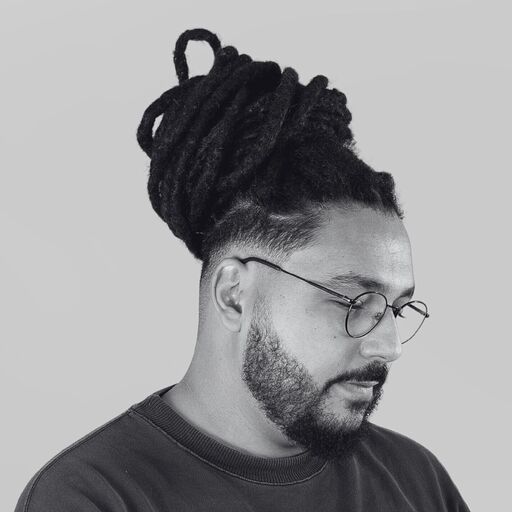 man in black button-up shirt