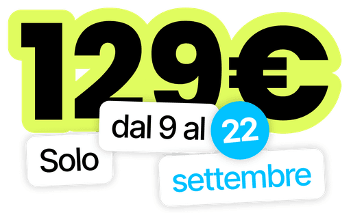 Back to school 2024 Guidoio, solo 119€ per iscriverti fino all'8 settembre