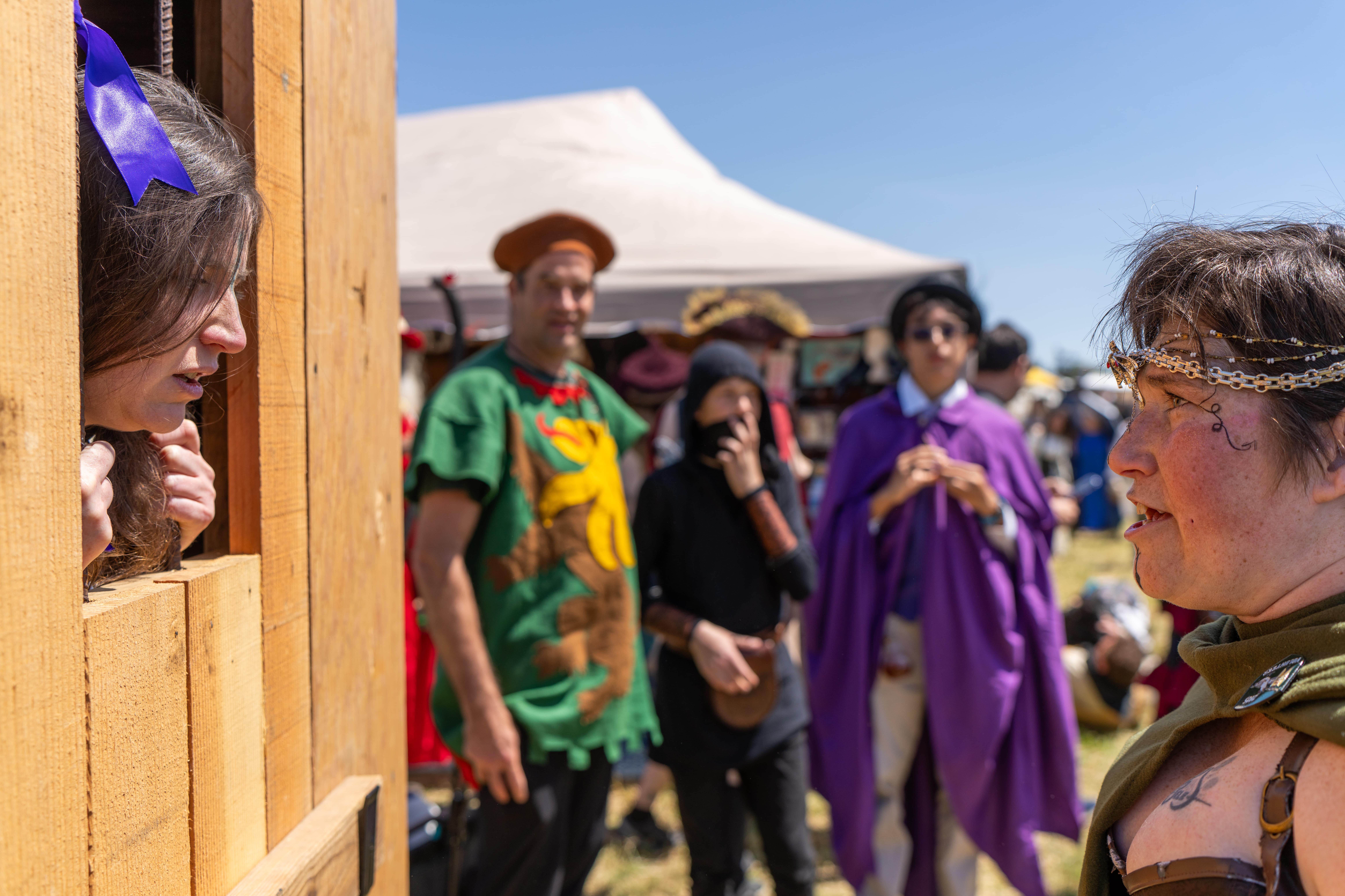 Guests enjoying a build of jail at WRF