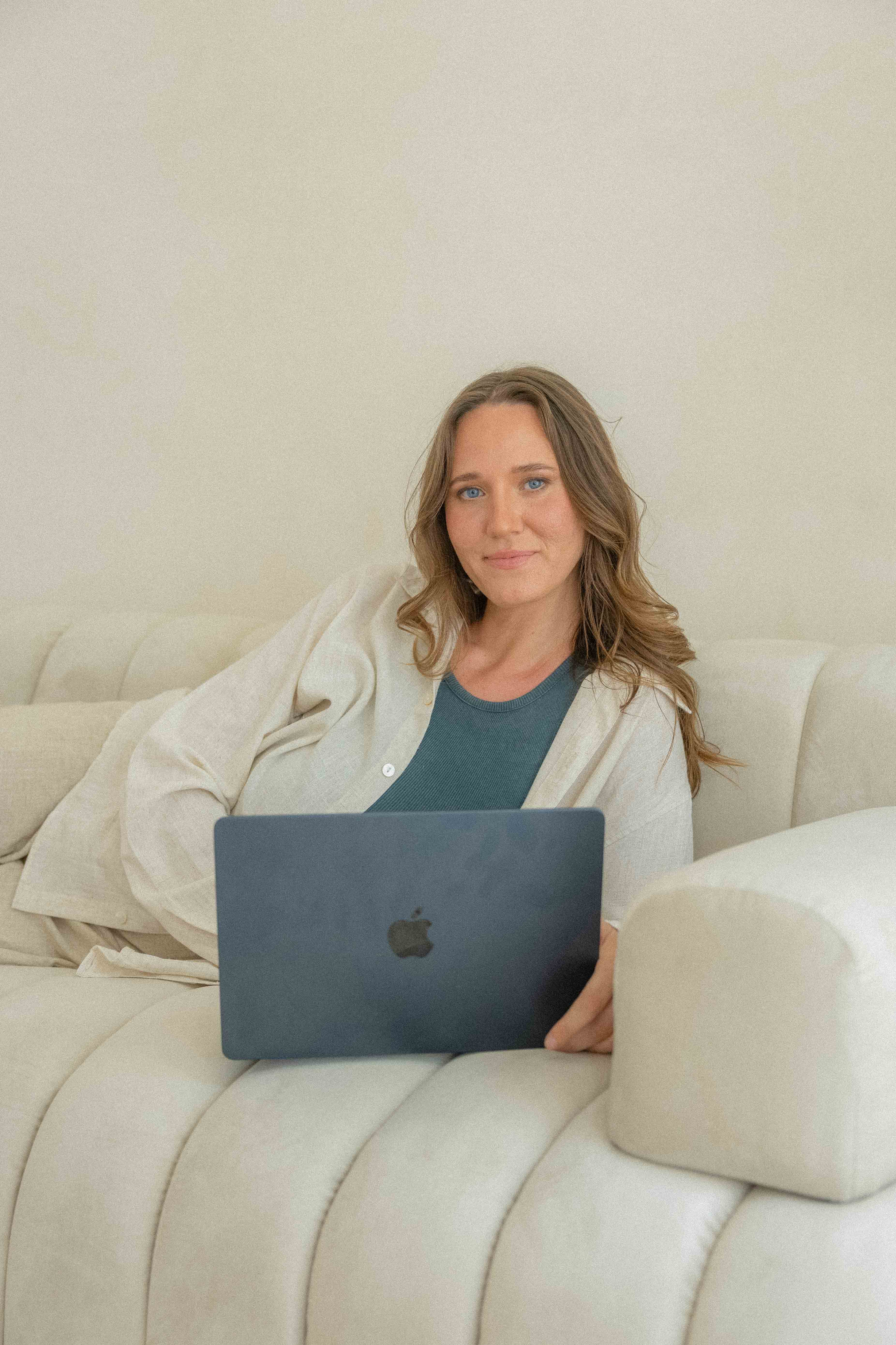 Warm portrait in a wellness studio