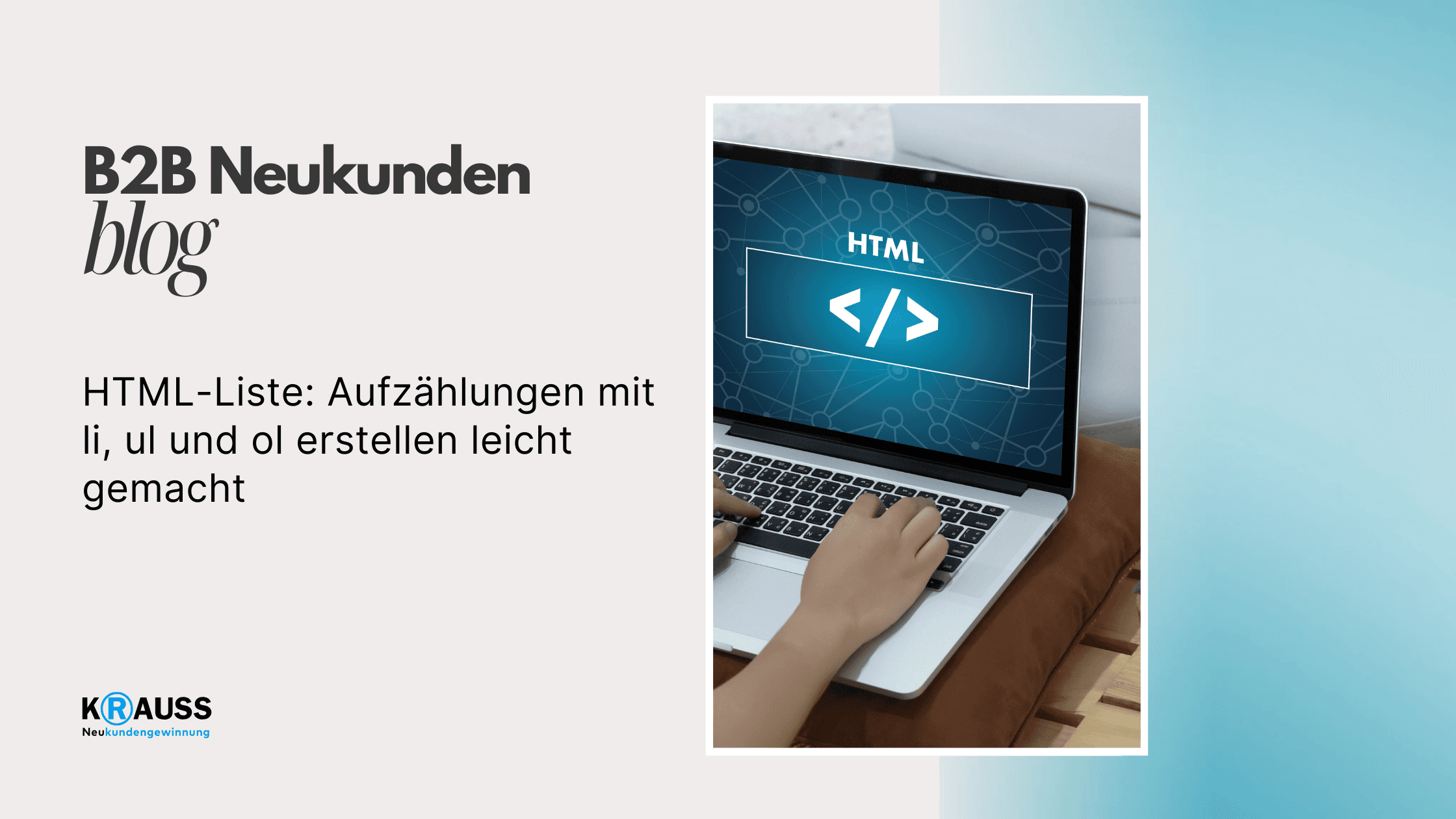 HTML-Liste: Aufzählungen mit li, ul und ol erstellen leicht gemacht