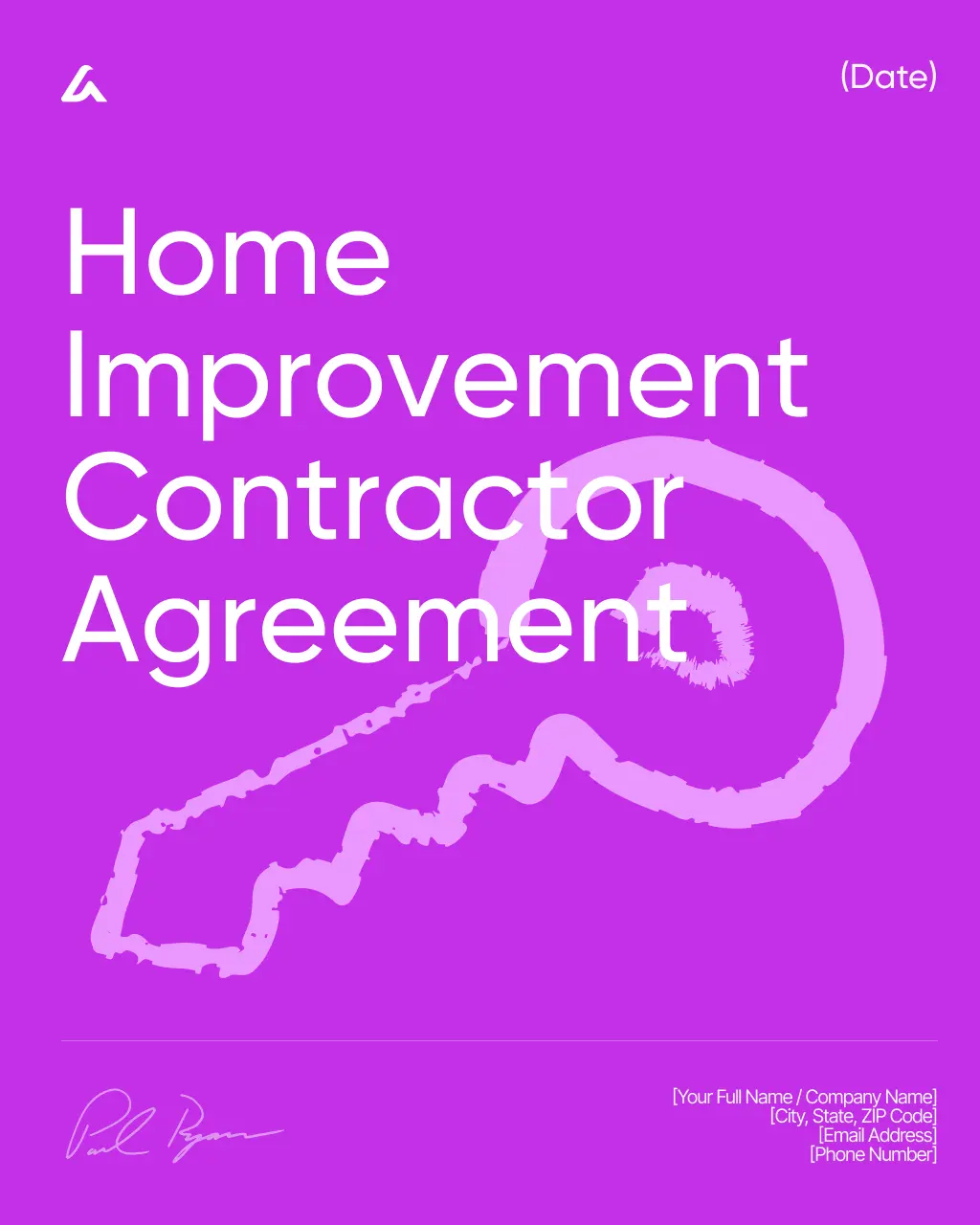 Home Improvement Contractor Agreement