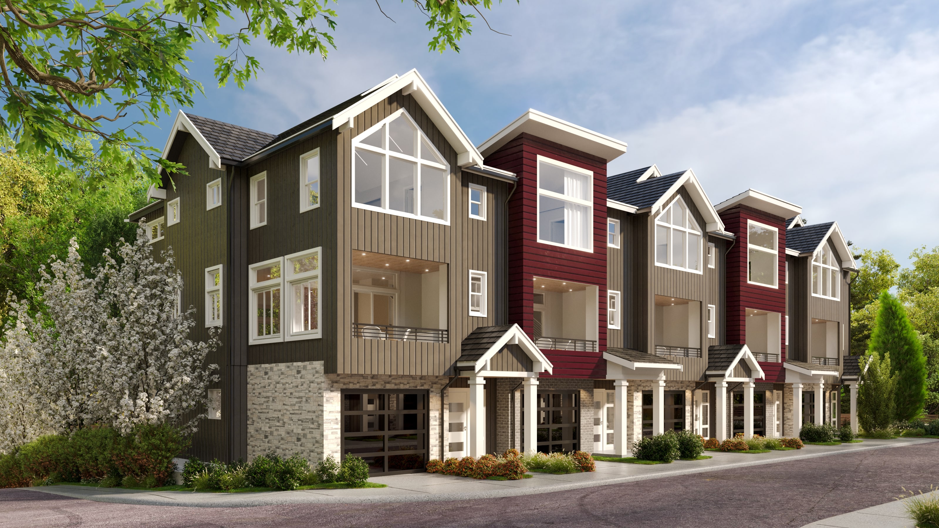 Cassies Landing Townhomes exterior Building A