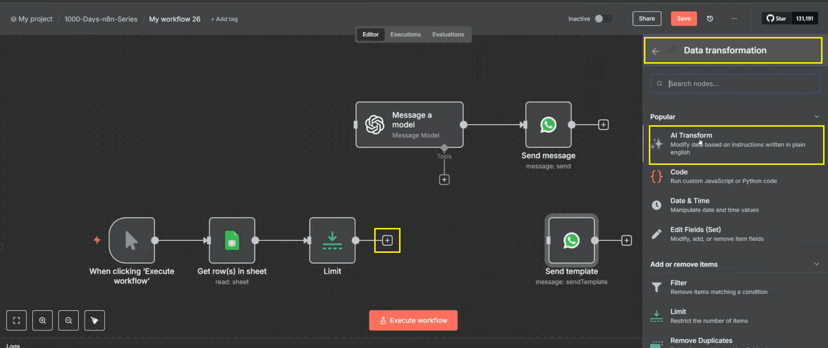 data transformation - ai transform