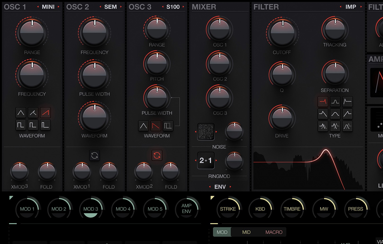 GForceAudio GUI Dark exporation