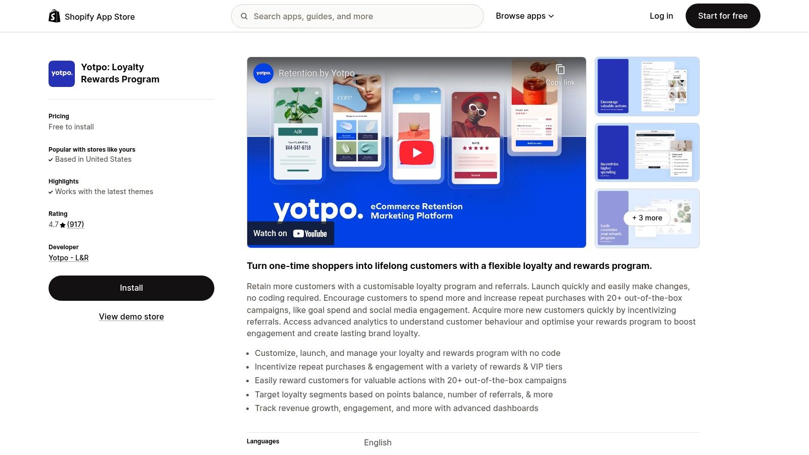 Yotpo: Loyalty & Referrals (Shopify App)