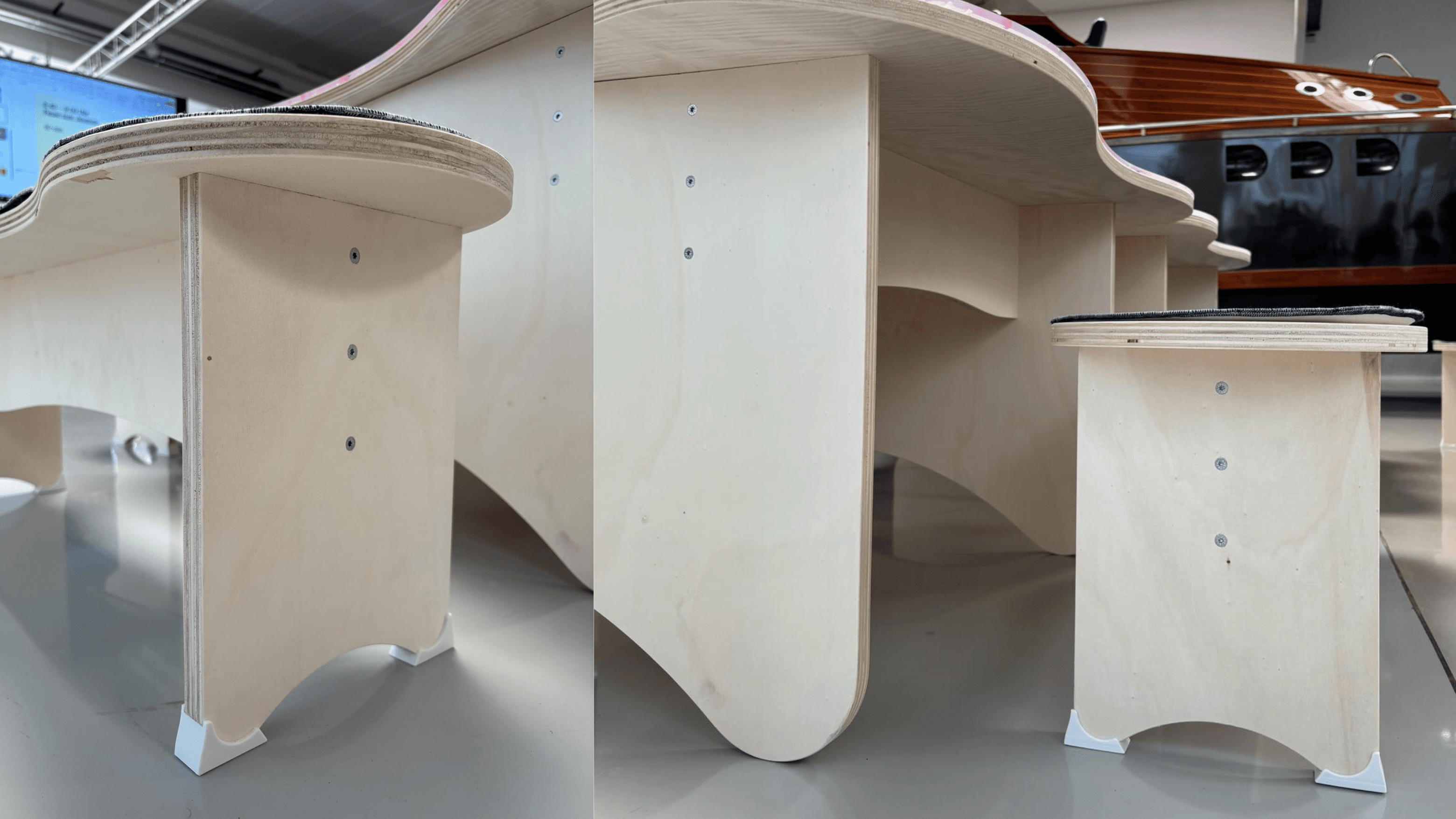 Kindetisch Rohmaterial Platten