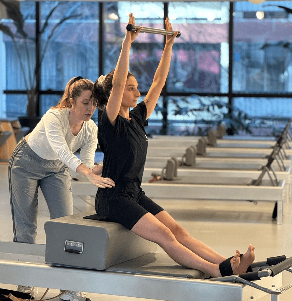Room with pilates machines
