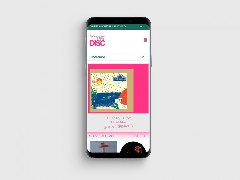 Mobile Eshop view