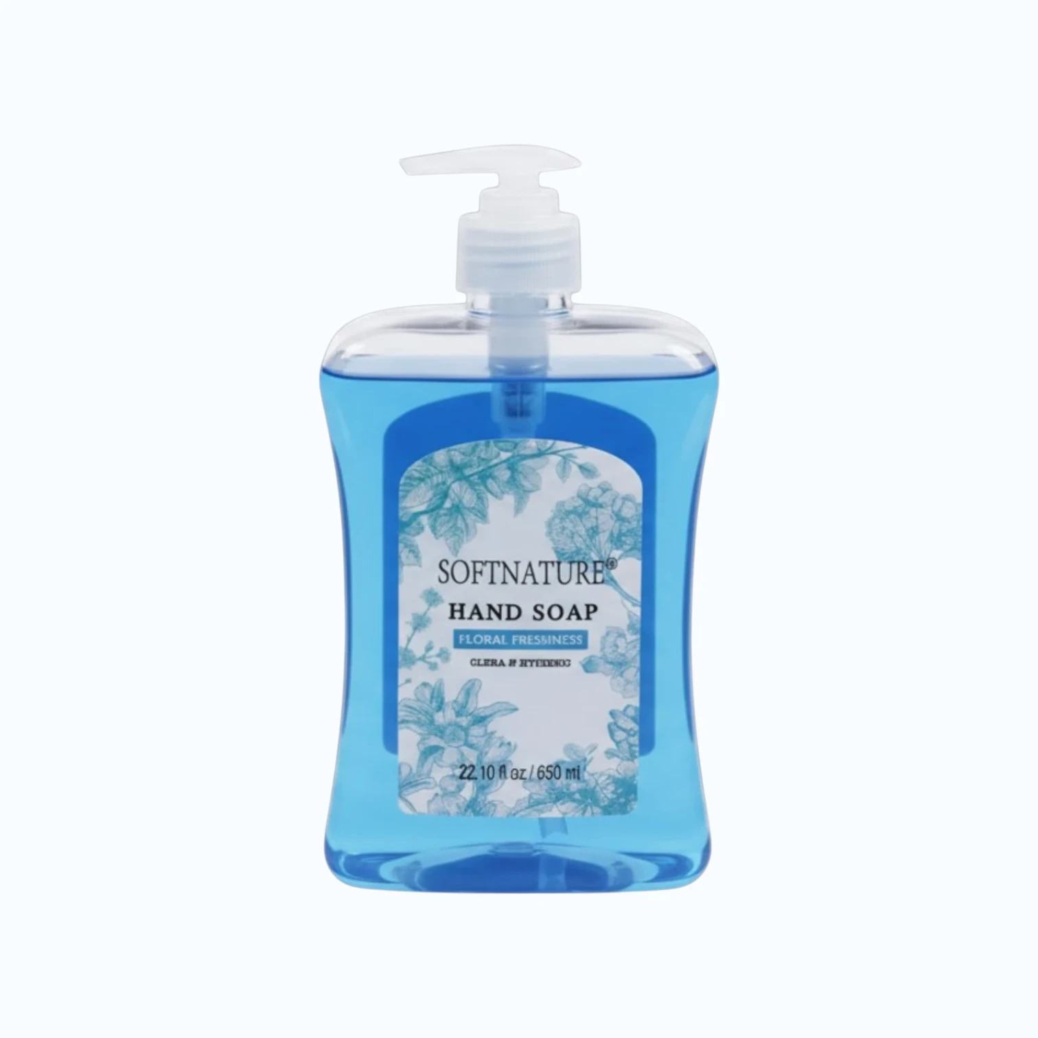 Wholesale 650ml hand wash in stylish dispenser for retail and supermarkets, customizable logo and bulk packaging available.