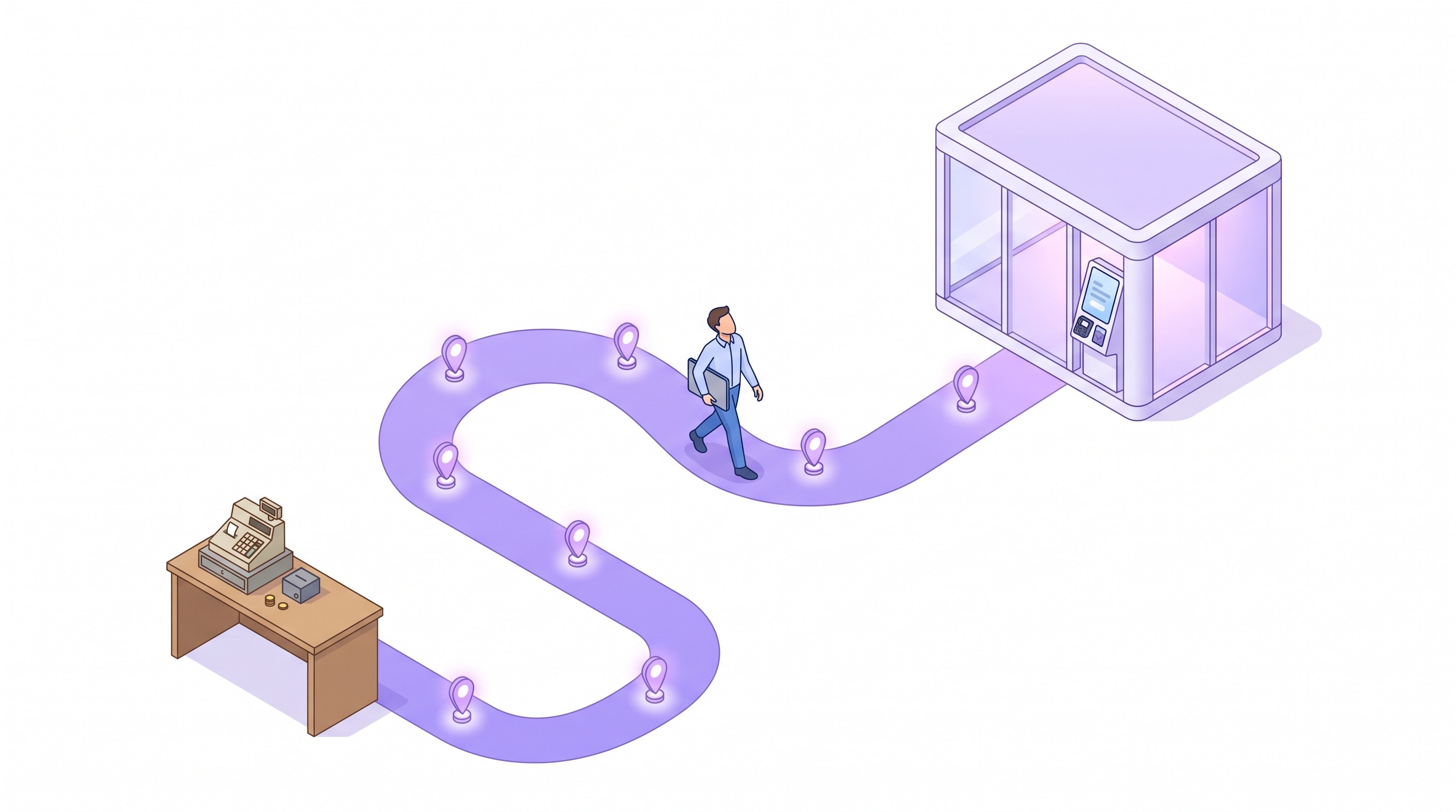 Seven-step Shopify checkout migration path on a floating platform