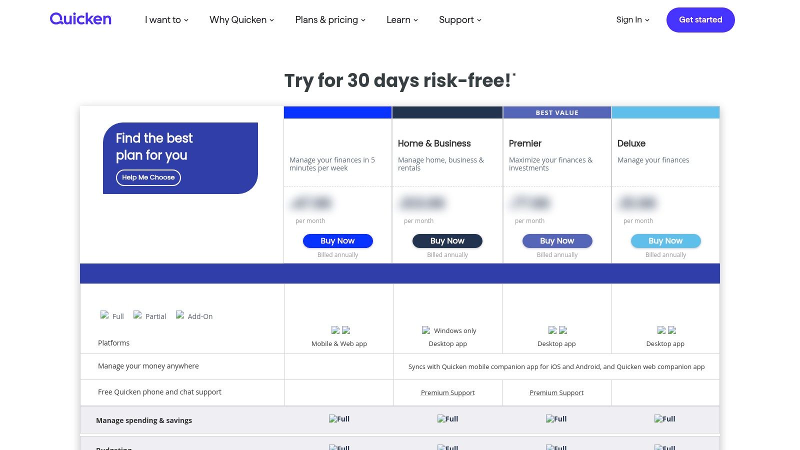 Quicken Classic Premier (Desktop)
