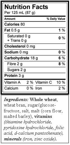 Nutrition Label