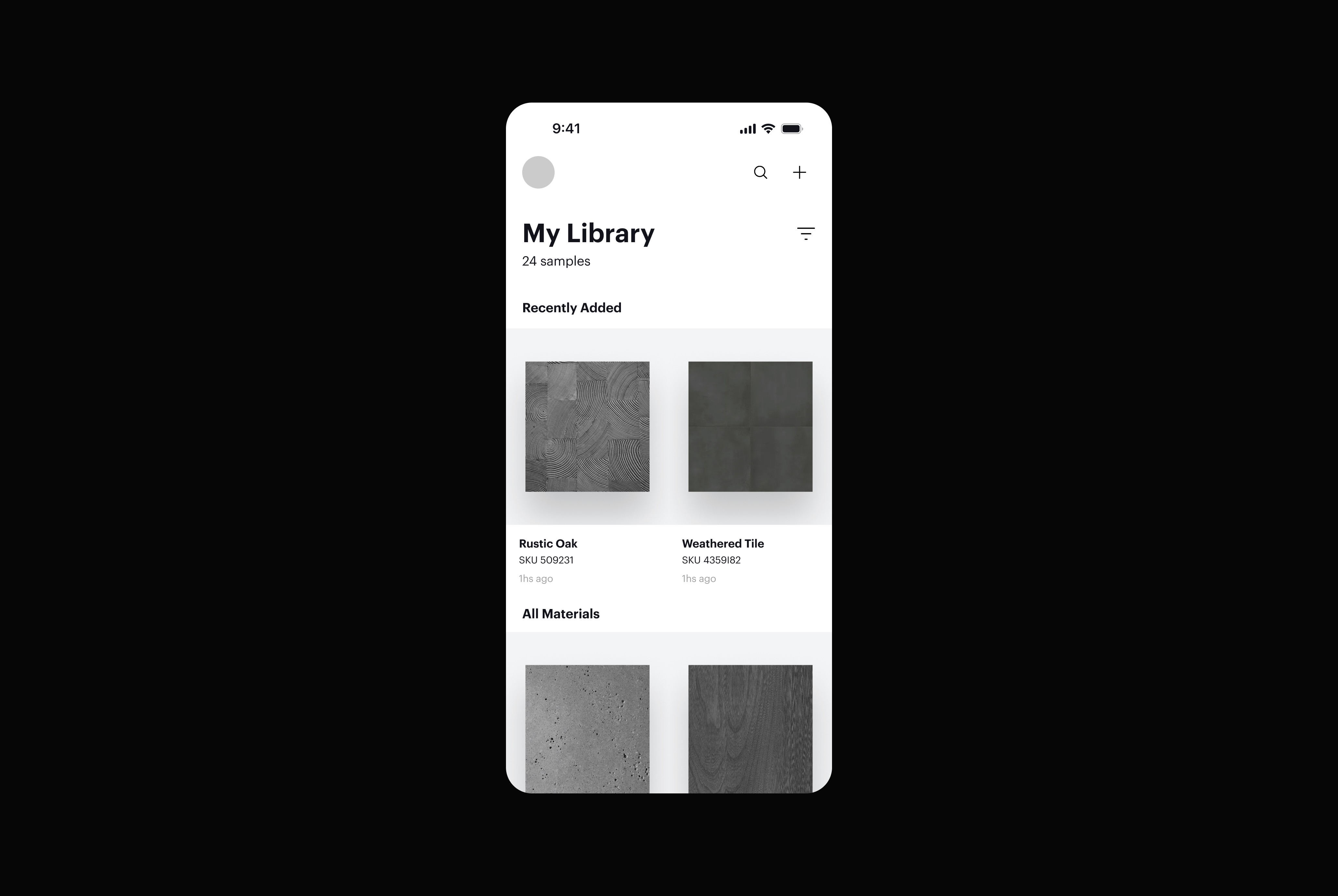 A clean, minimalist homepage with a visual-first approach.