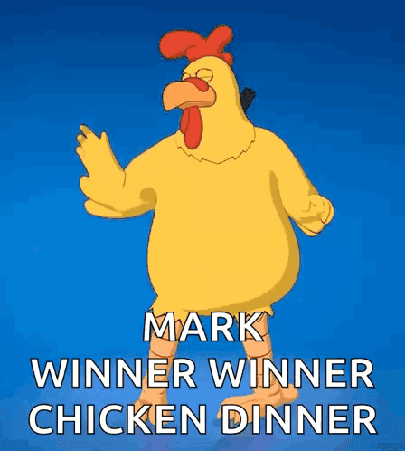 Pollo maschera festeggia ballando