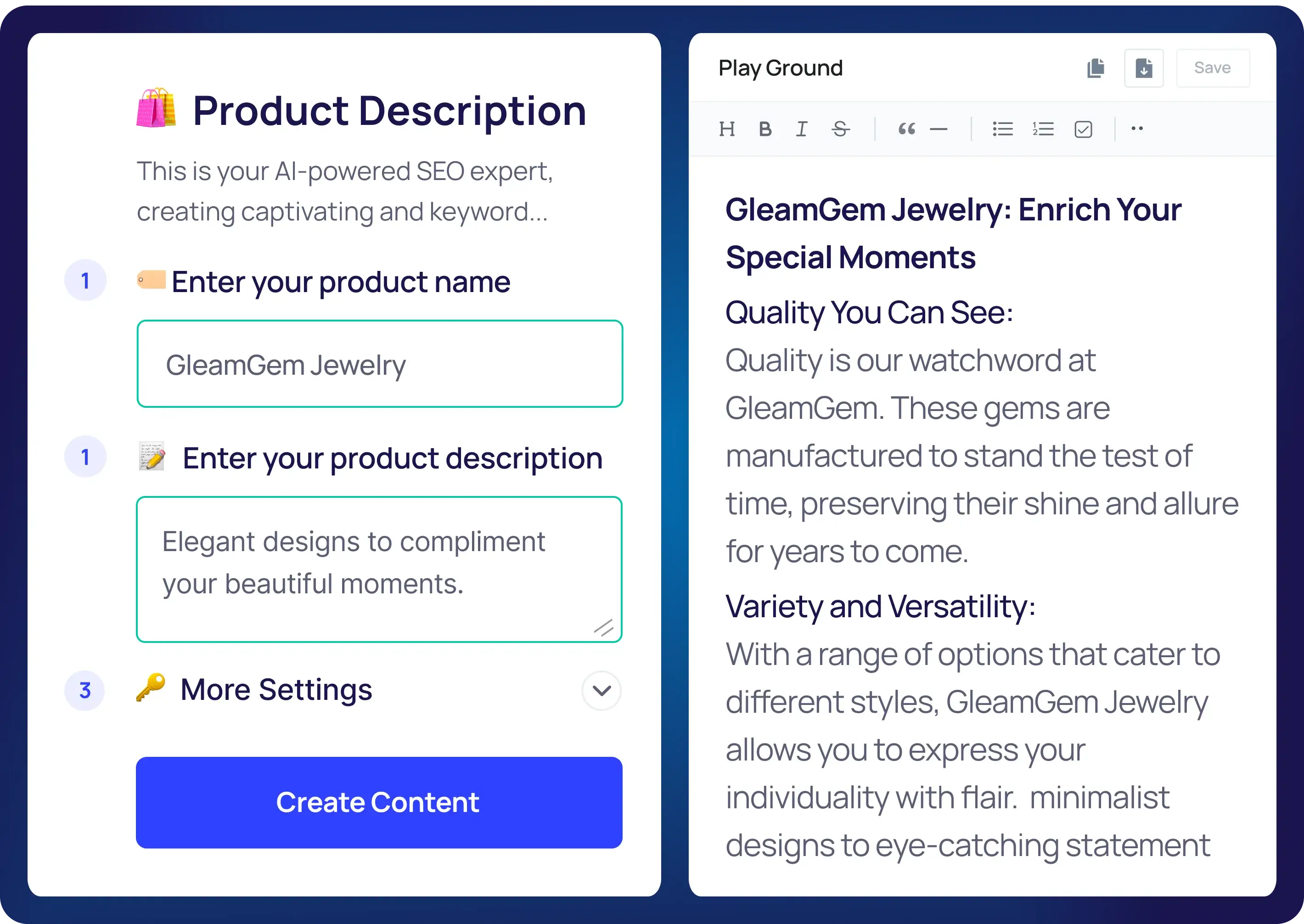 Product Description Generator Why Us Image