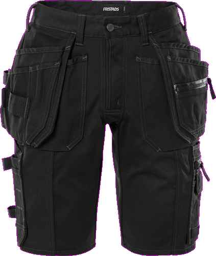 Werkpolo dames voor de bouw — FRISTADS Stretch werkshorts dames 2527 GCYD