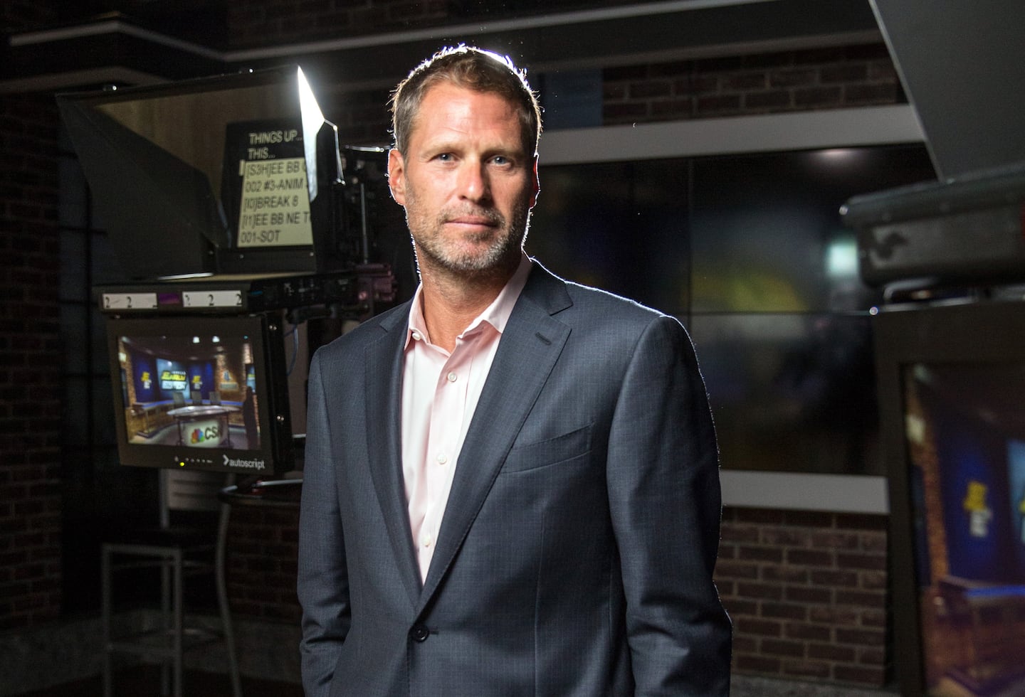 Felger at CSN New England's studios in Burlington in 2017.