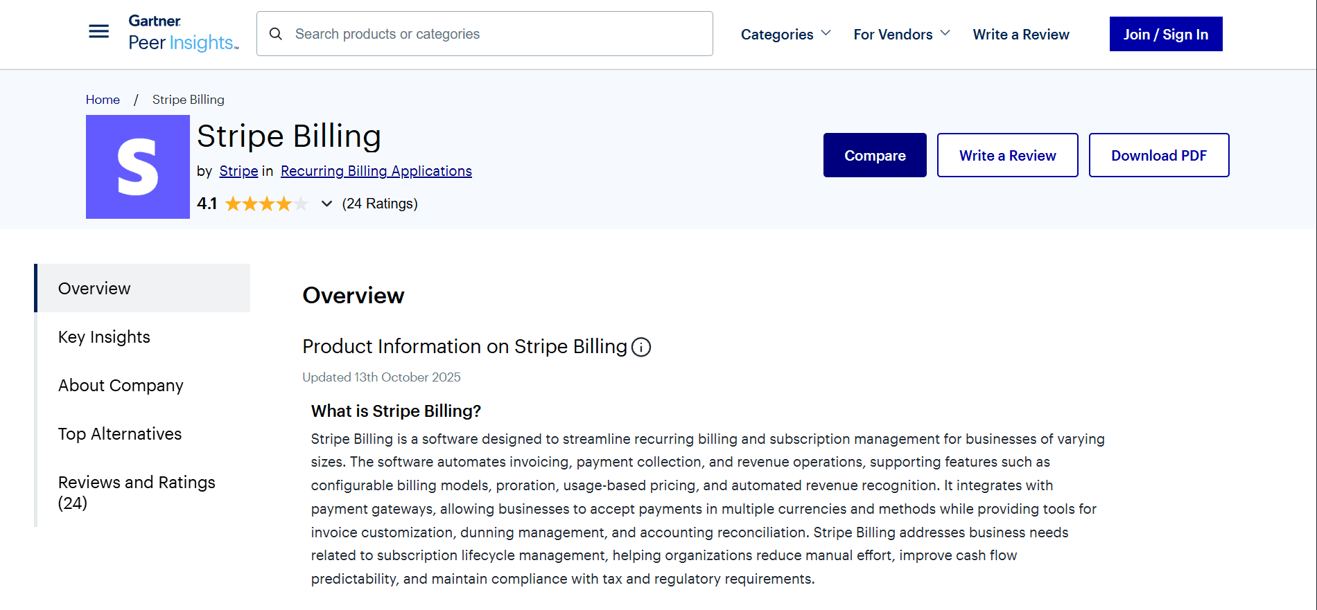 Gartner peer reviews