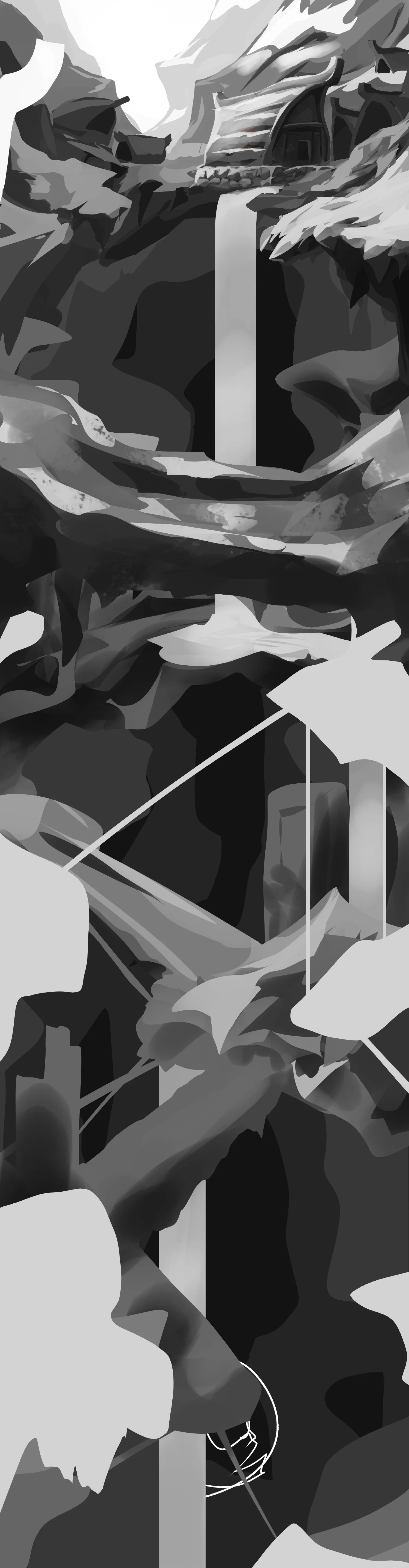 Process stage of the main illustration from April 23rd, 2024