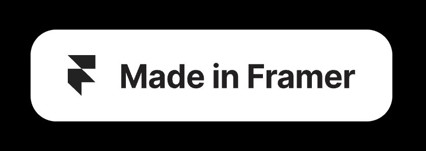 Screenshot of Made in Framer badge