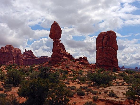red rock formations