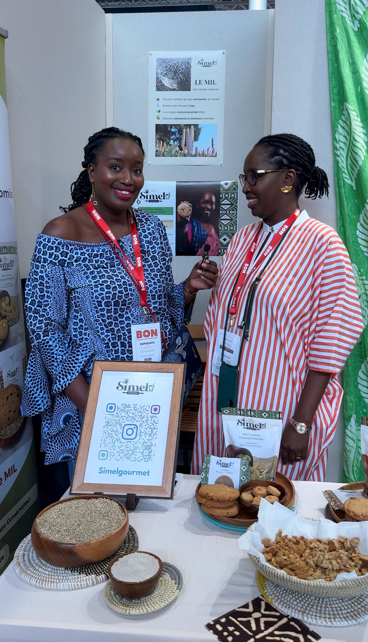 Femme dans un salon agroalimentaire - Women in Afrofood