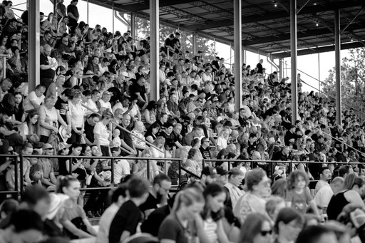 Crowd at River City Rodeo in Evansville
