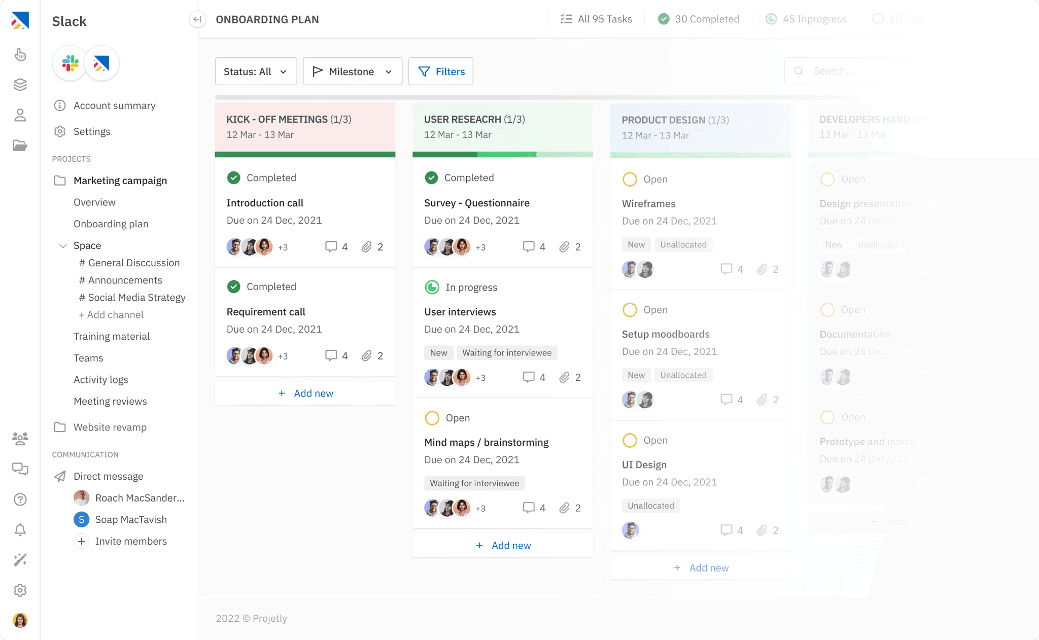1. Projetly: Best Overall for Consulting Firms