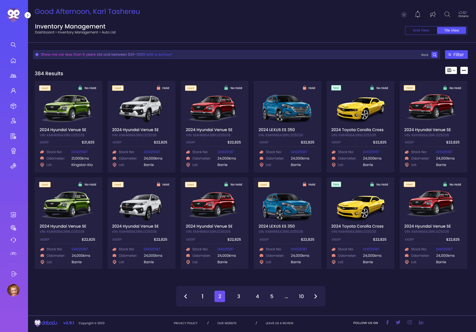 Dashboard Image