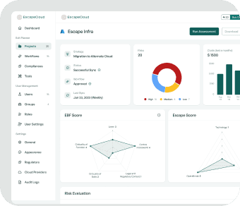 Finance tracking app in light and dark modes on two smartphones.