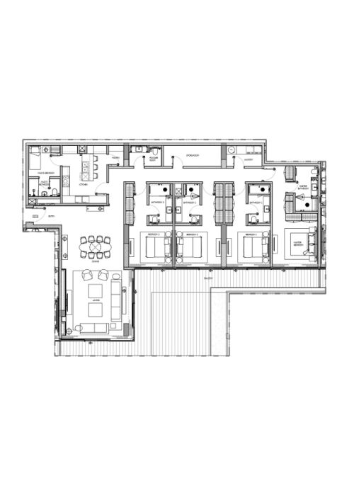 Eden House 4-Bedroom Floor Plan