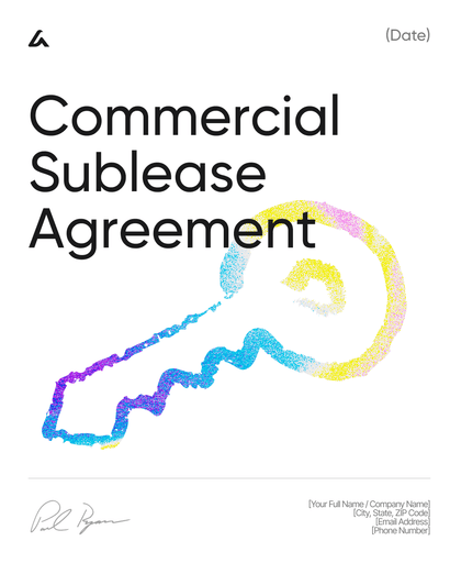 Commercial Sublease Agreement