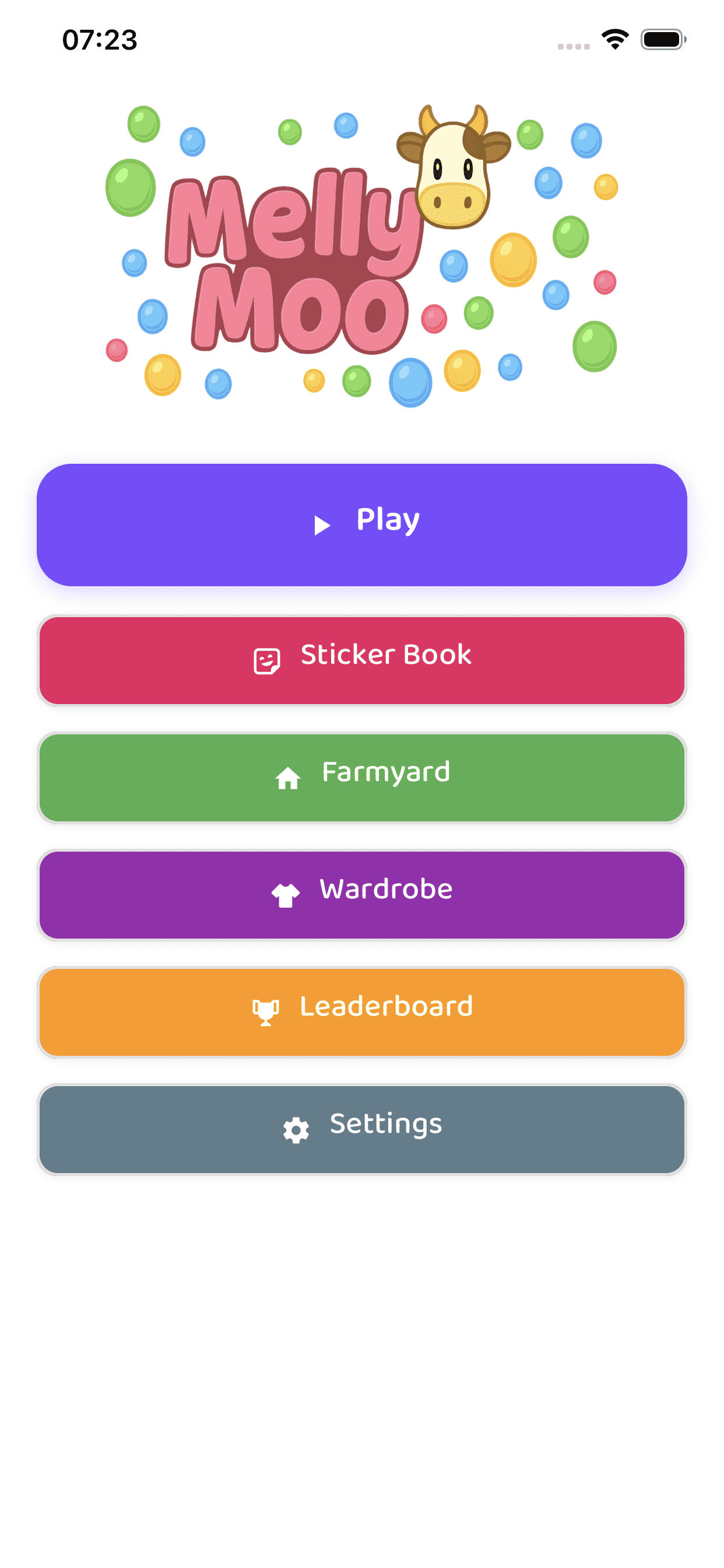 Melly Moo app screenshot