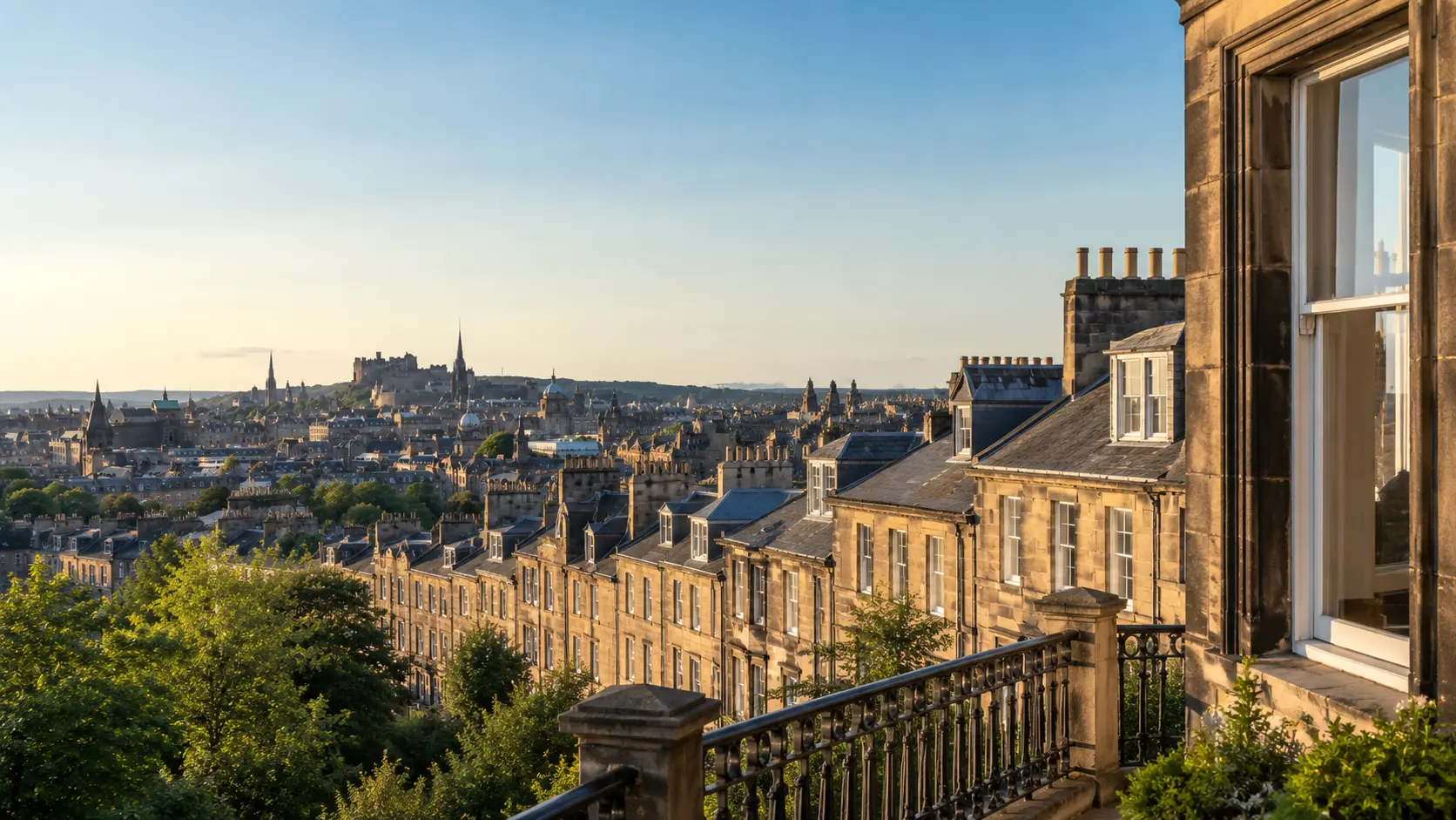 A bright Edinburgh rental property managed for a landlord