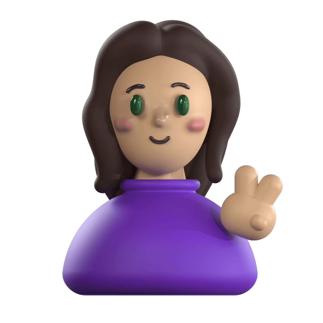 A 3D avatar model of May Reshef