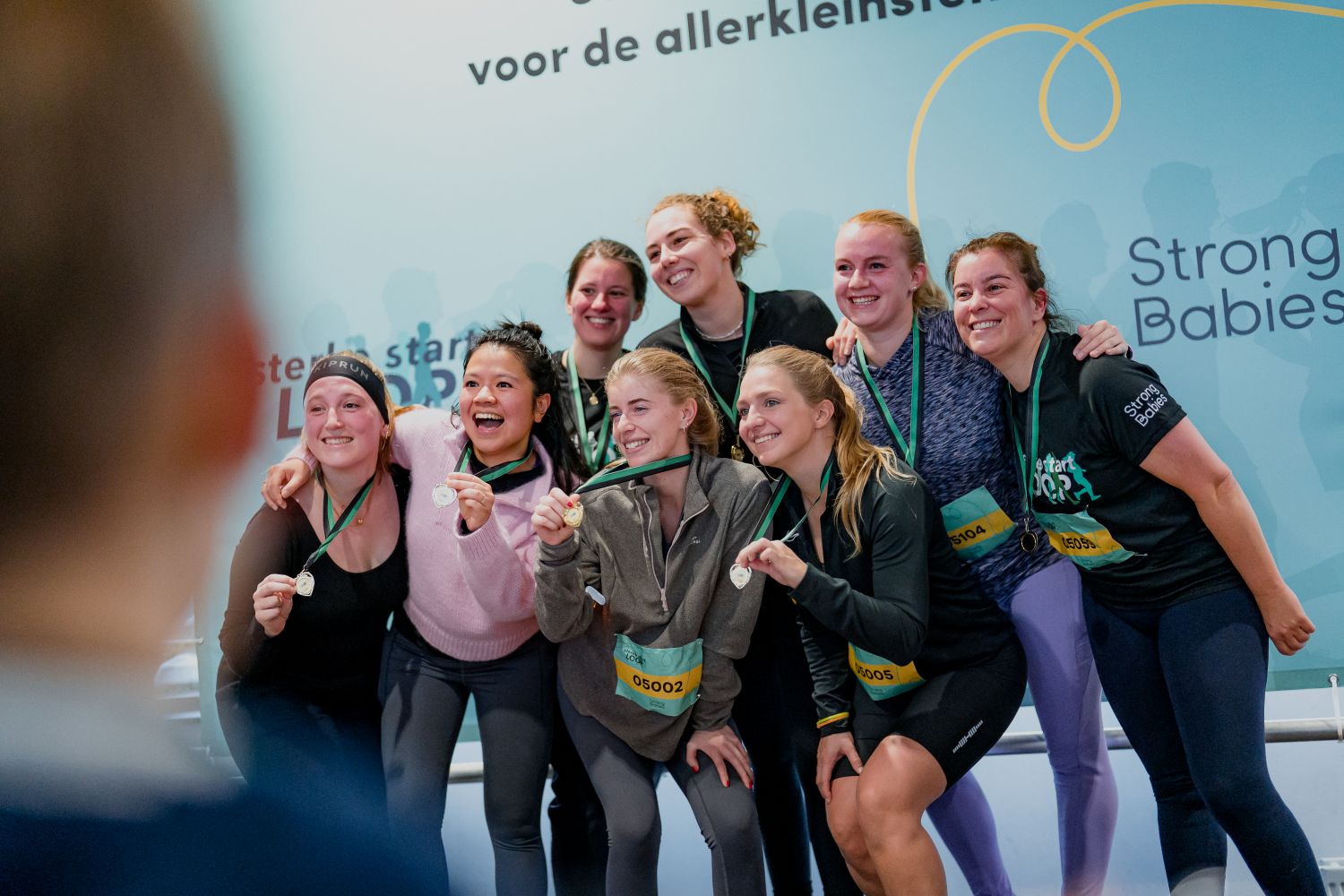 groepsfoto lopers Sterke Start Loop