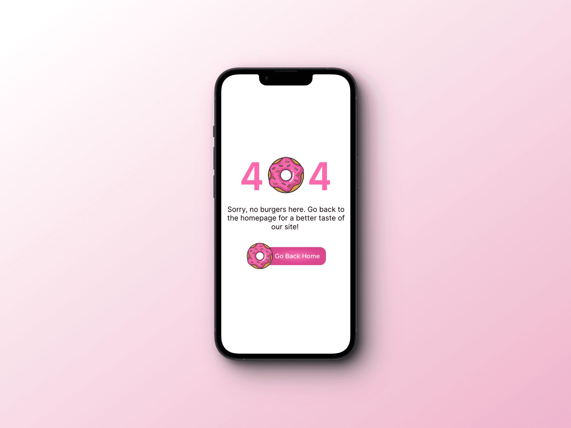 Donut 404 page