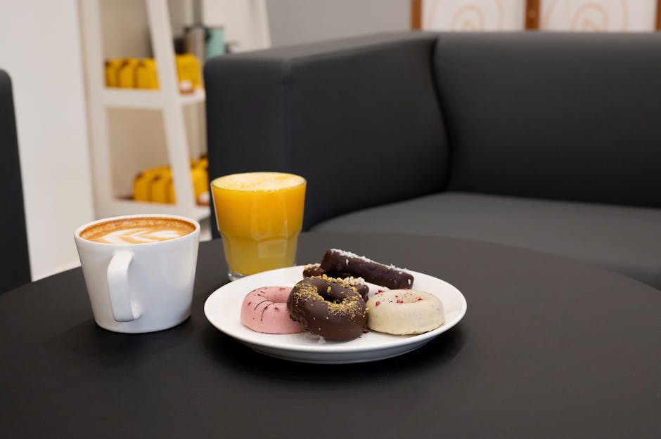 A person feeling tired and unfocused after eating a high-sugar breakfast.