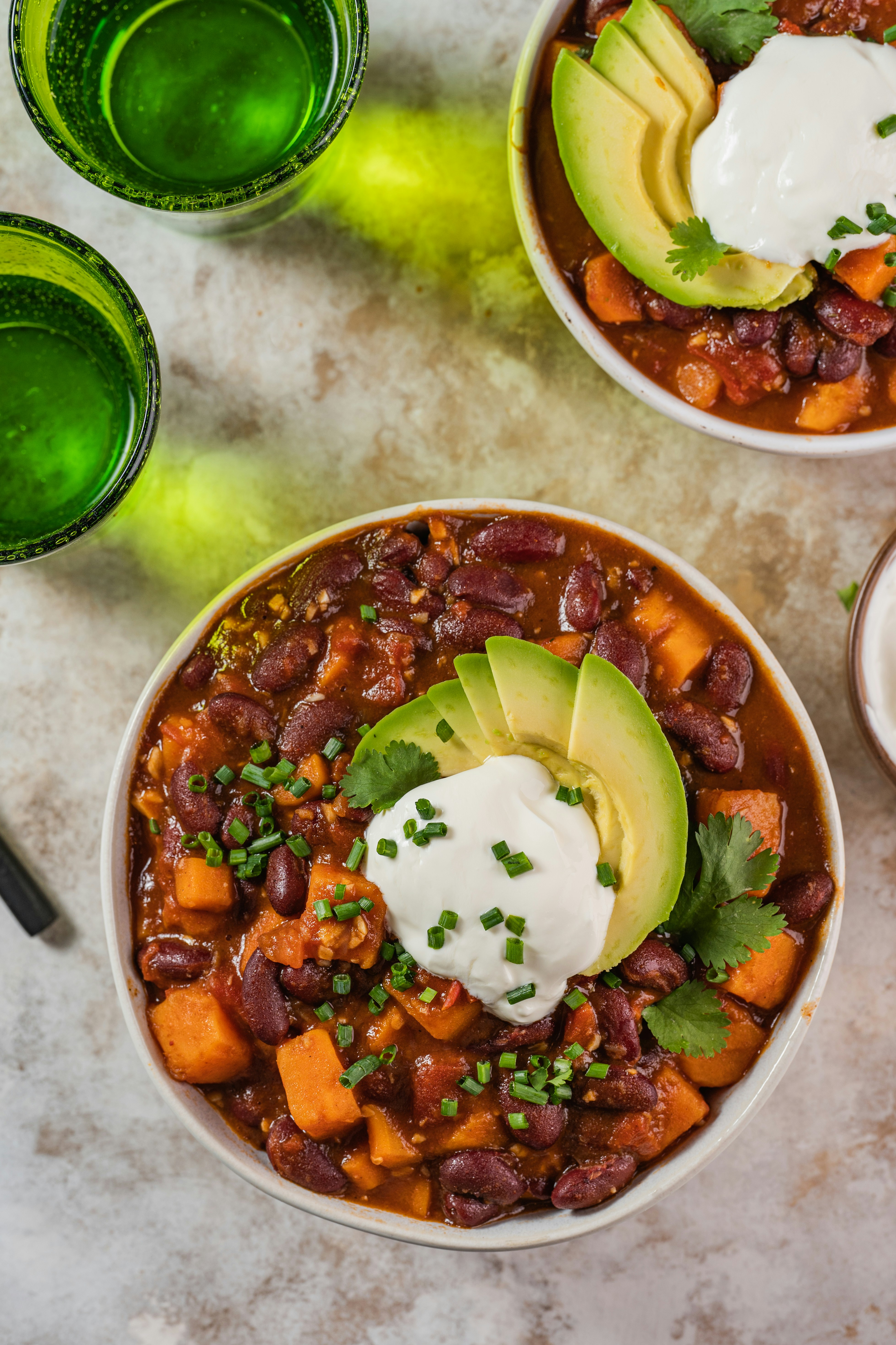 A healthy meal in a bowl