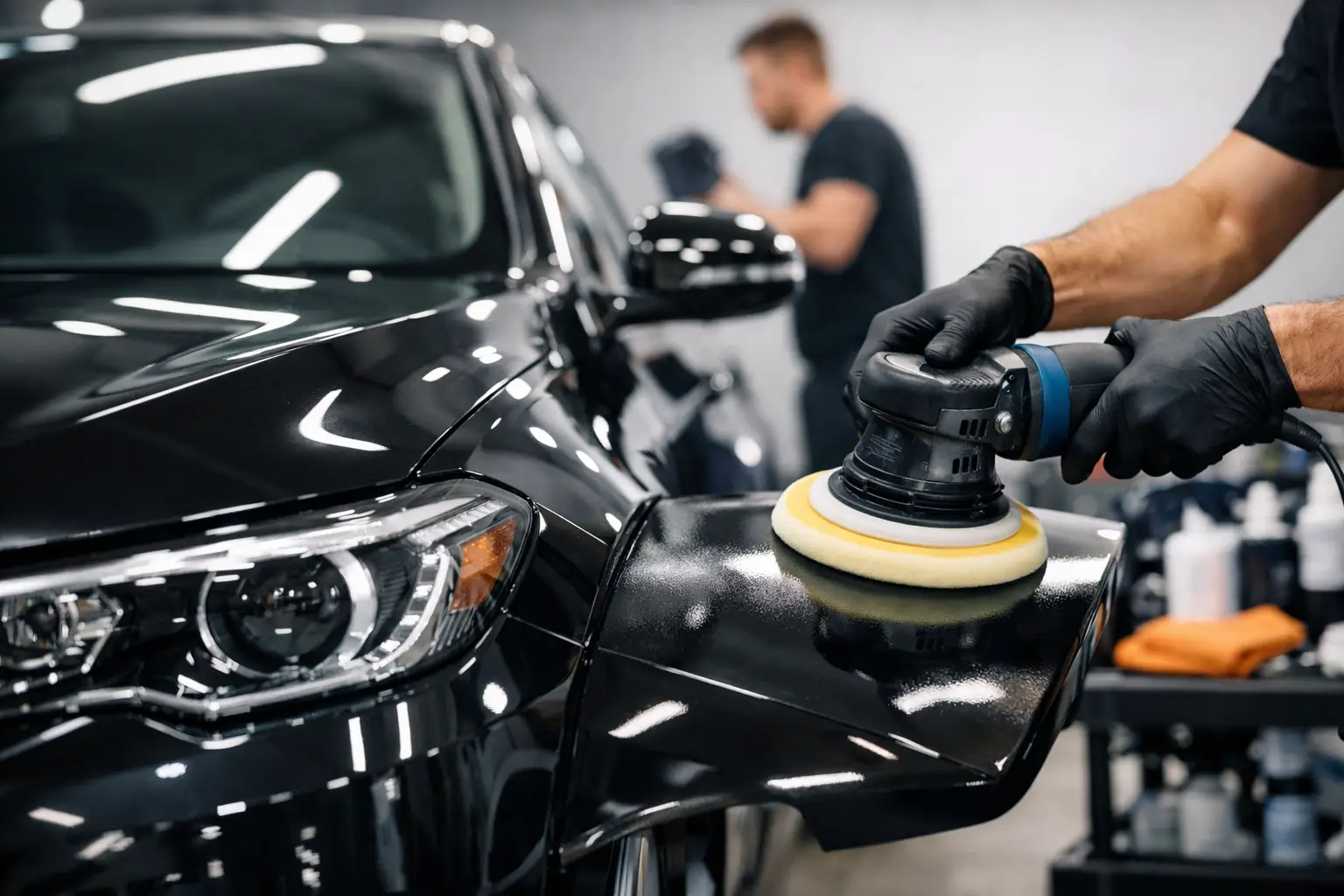 Paint correction in driveway
