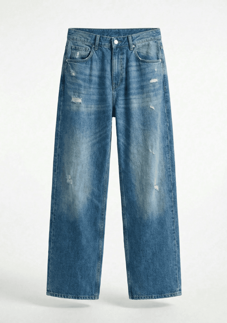 Essential Blue Baggy Jeans