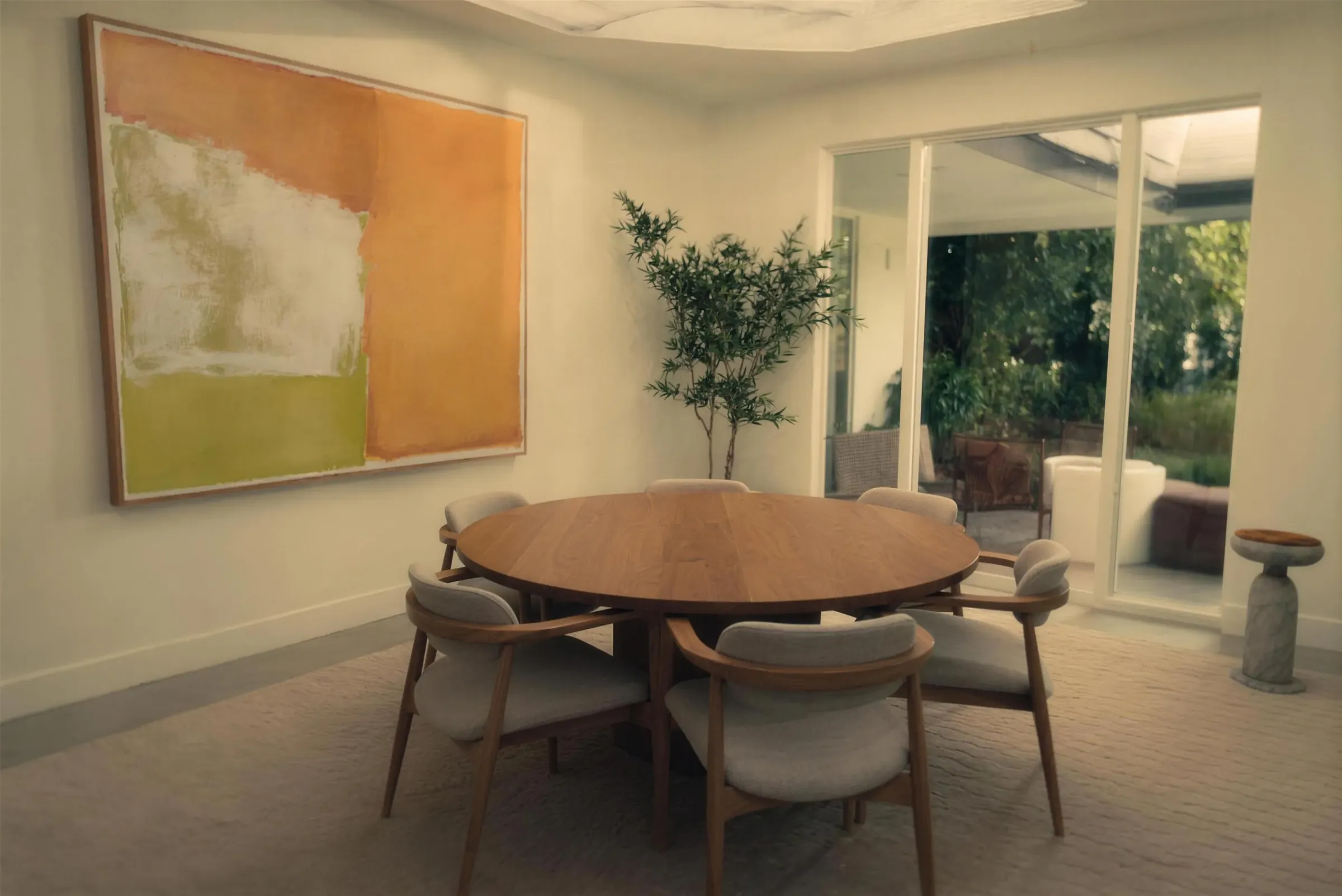The meeting room at the Ashby Group office